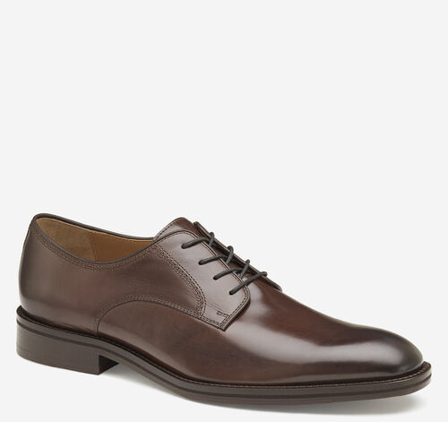 Meade Plain Toe - Mahogany Italian Calfskin