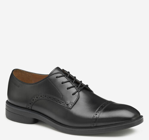 Ronan Cap Toe - Black Smooth Full Grain