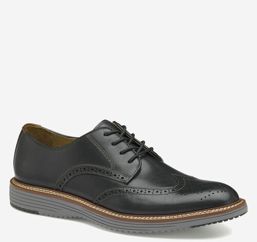 Upton Wingtip - Black Full Grain