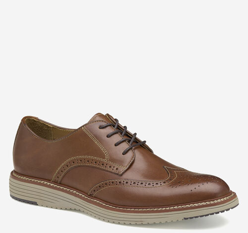 Upton Wingtip - Tan Full Grain