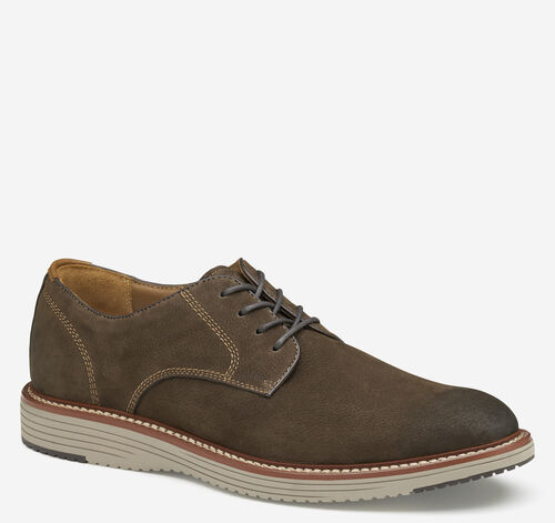 Upton Plain Toe - Dark Brown Nubuck