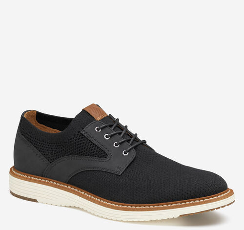 Upton Knit Plain Toe - Black Knit