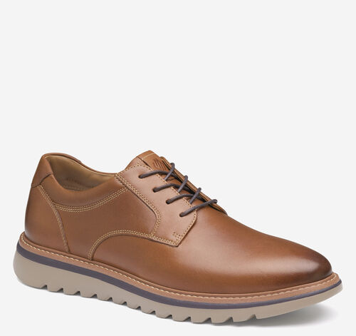 Braydon Plain Toe - Tan Full Grain