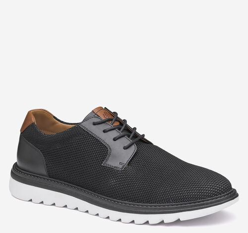 Braydon Knit Plain Toe - Black Knit