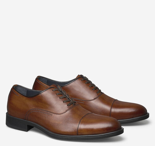 Flynch Cap Toe - Tan Italian Calfskin