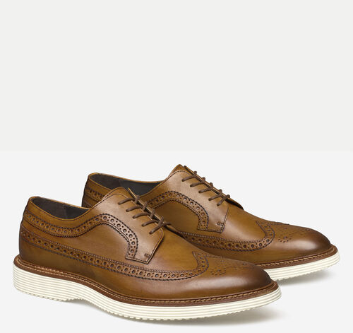 Jameson Longwing - Light Tan Italian Calfskin