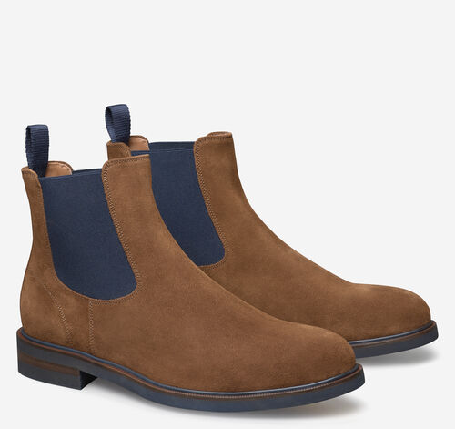 Hartley Chelsea Boot - Snuff Italian Suede