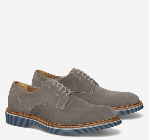 Jenson Plain Toe - Gray Italian Suede