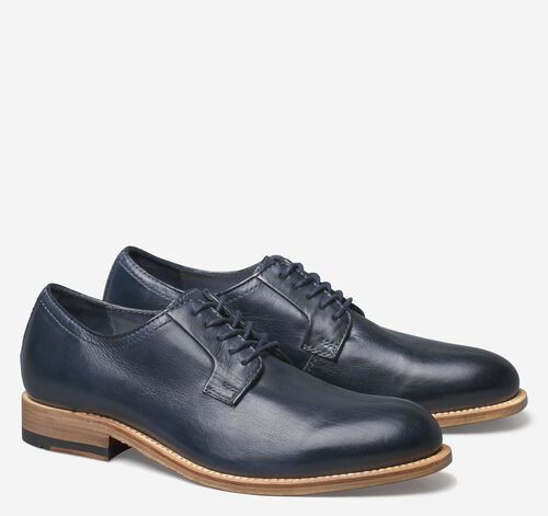 Dudley Plain Toe - Navy Dip-Dyed Calfskin