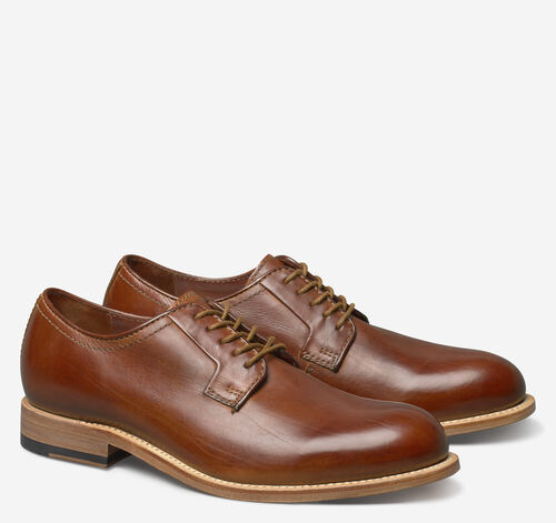 Dudley Plain Toe - Tan Dip-Dyed Calfskin