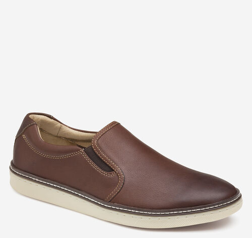 McGuffey Slip-On - Dark Brown Tumbled Full Grain