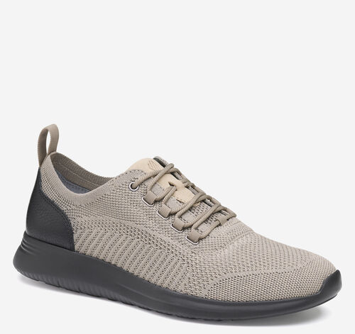 Amherst Knit U-Throat - Taupe Knit/Black Sole