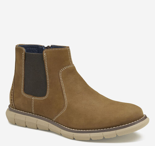 Big Kid Holden Chelsea Boot - Brown Oiled Nubuck