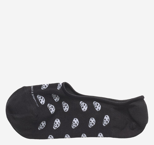 Low-Cut Liner Socks - Black Skull