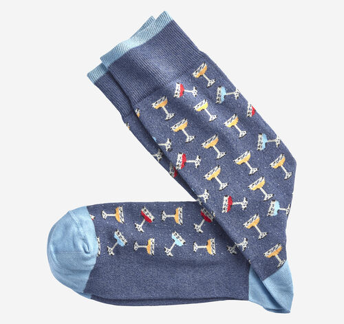 Novelty Socks - Denim Cocktail