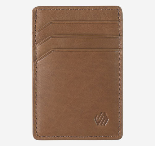 Rhodes Wallet Phone Sticker - Tan Full Grain