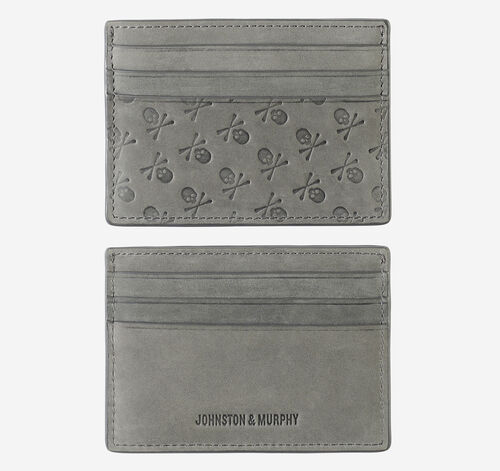 Jackson Embossed Weekender Case - Gray Oiled Skull