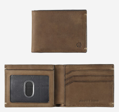 Jackson Billfold Wallet - Tan Oiled