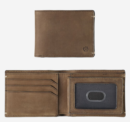 Jackson 2-in-1 Billfold Wallet - Tan Oiled