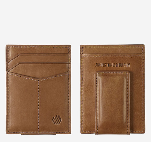 Rhodes Front Pocket Wallet - Tan Full Grain