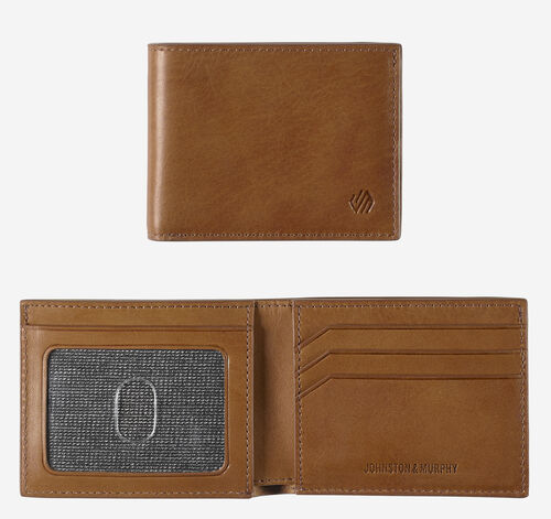 Rhodes Billfold Wallet - Tan Full Grain