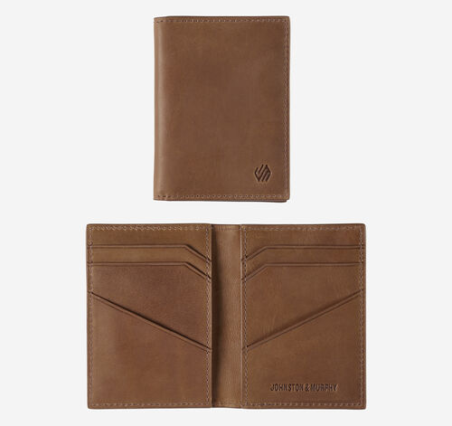 Rhodes Bifold Card Case - Tan Full Grain