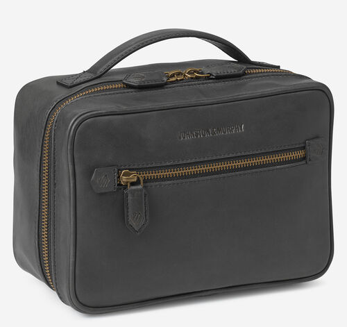 Rhodes Travel Kit - Black Full Grain