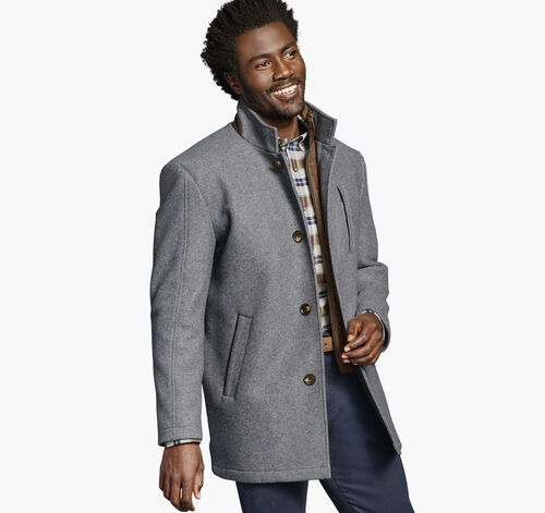 Upton Car Coat - Gray