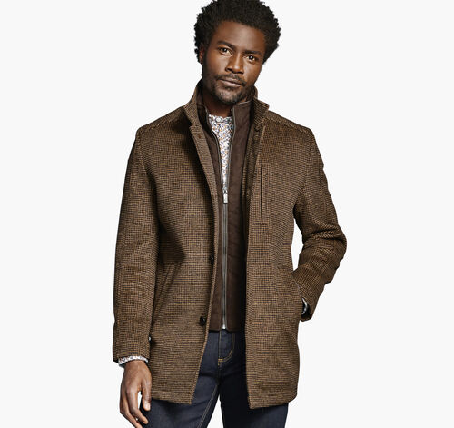 Upton Car Coat - Brown