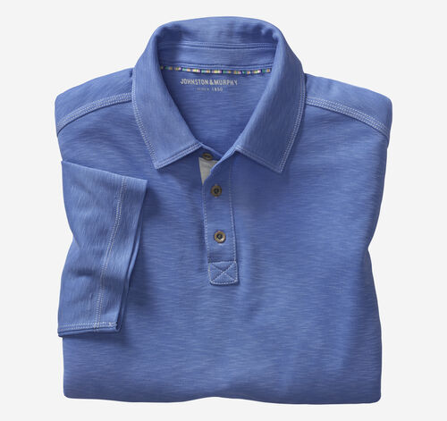 Vintage Slub Polo - Royal