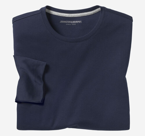 Essential Long-Sleeve Tee - Navy