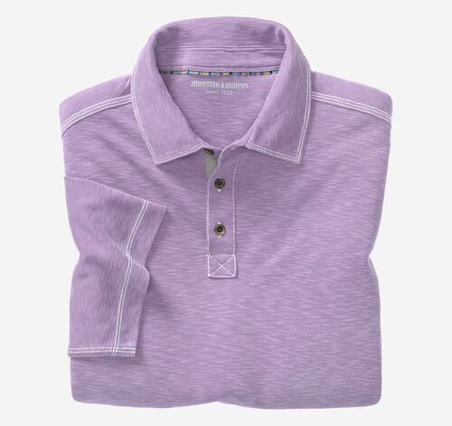 Vintage Slub Polo - Lavender