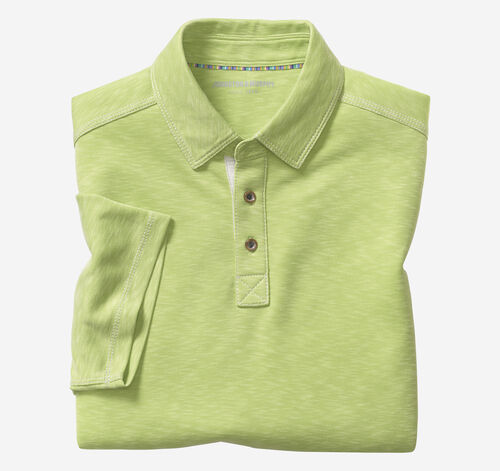 Vintage Slub Polo - Lime