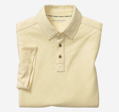 Vintage Slub Polo - Light Yellow