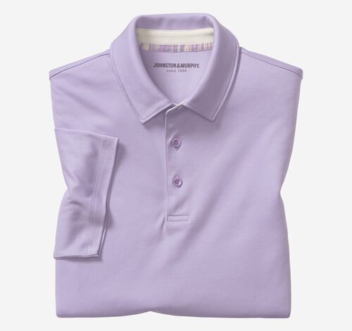 Liquid Cotton Polo - Purple