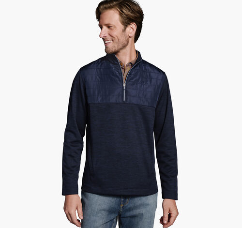 XC4® Quilted Quarter-Zip - Navy