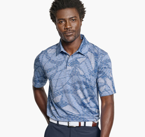 XC4® Performance Polo - Blue Large Geo