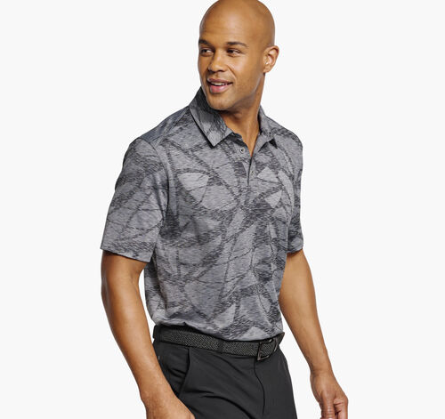 XC4® Performance Polo - Charcoal Large Geo