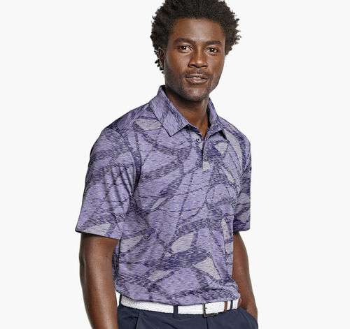 XC4® Performance Polo - Purple Large Geo