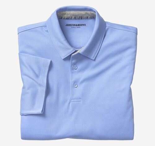 Liquid Cotton Polo - Blue