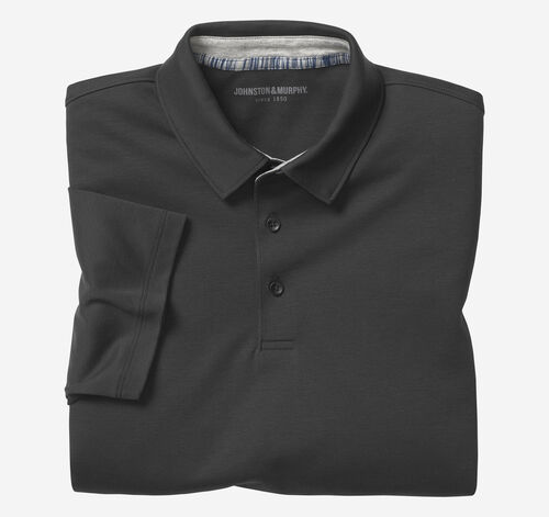 Liquid Cotton Polo - Black