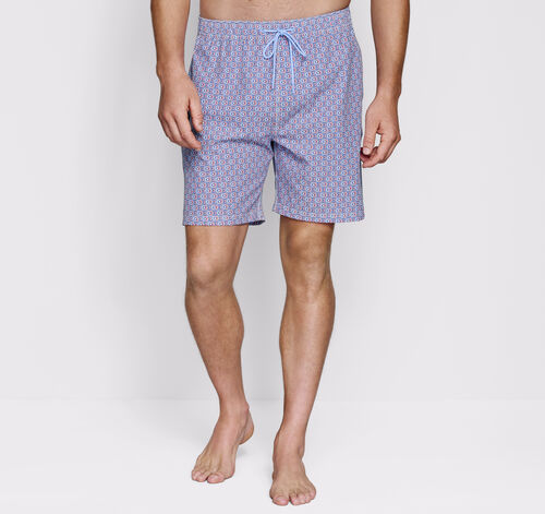 Swim Shorts - Navy Geo Print