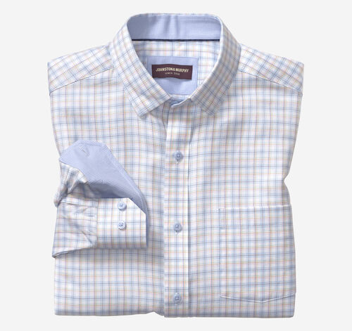 Long-Sleeve Dress Shirt - Multi Soft Check