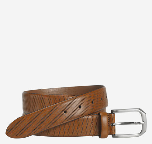 Micro Perf Belt - Tan