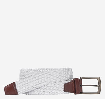 Woven Stretch-Knit Belt