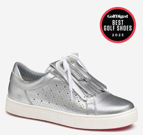 Madison Perfed Hybrid - Silver Metallic Calfskin