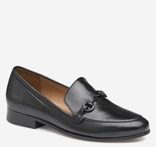 Ali Bit Loafer - Black Glove Leather