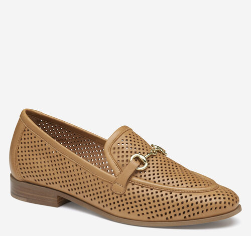 Ali Perfed Bit Loafer - Tan Glove Leather