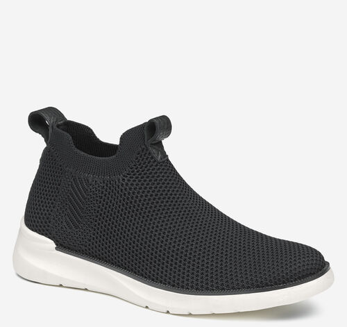 Emery Knit Chelsea Boot - Black Knit