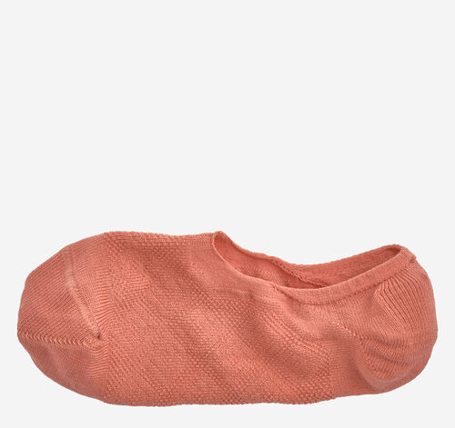 High-Rise Liner Sock - Coral